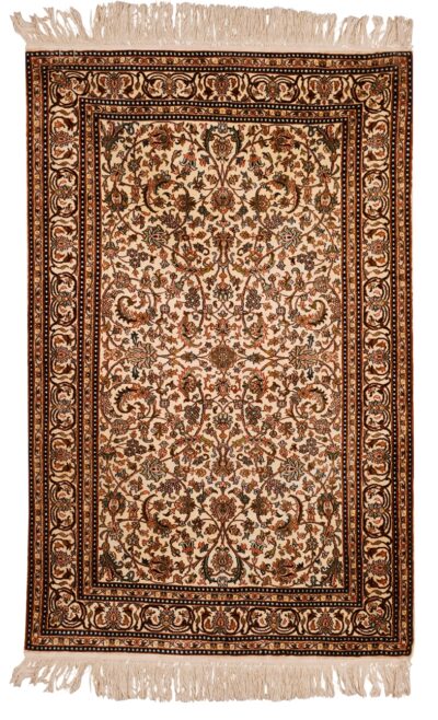 Oriental All over kashan Silk rug
