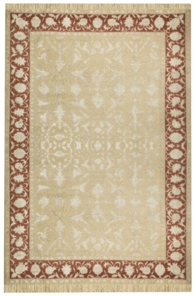 Transitional wool & Silk Rug
