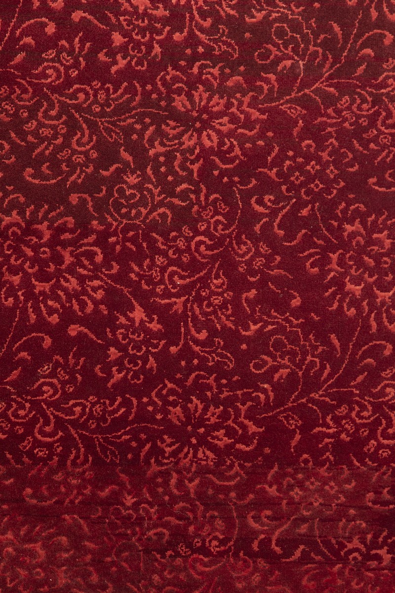 Transitional Wool Silk Rug - Image 2