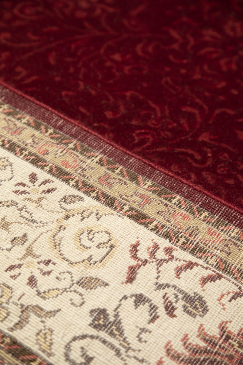 Transitional Wool Silk Rug - Image 4